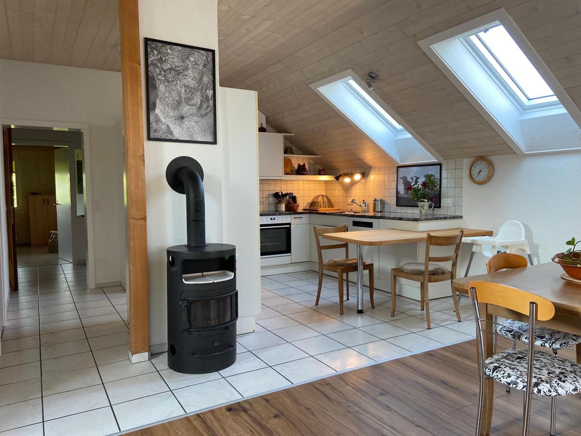 Naturnahe Familienwohnung Ruschegg Luaran gambar