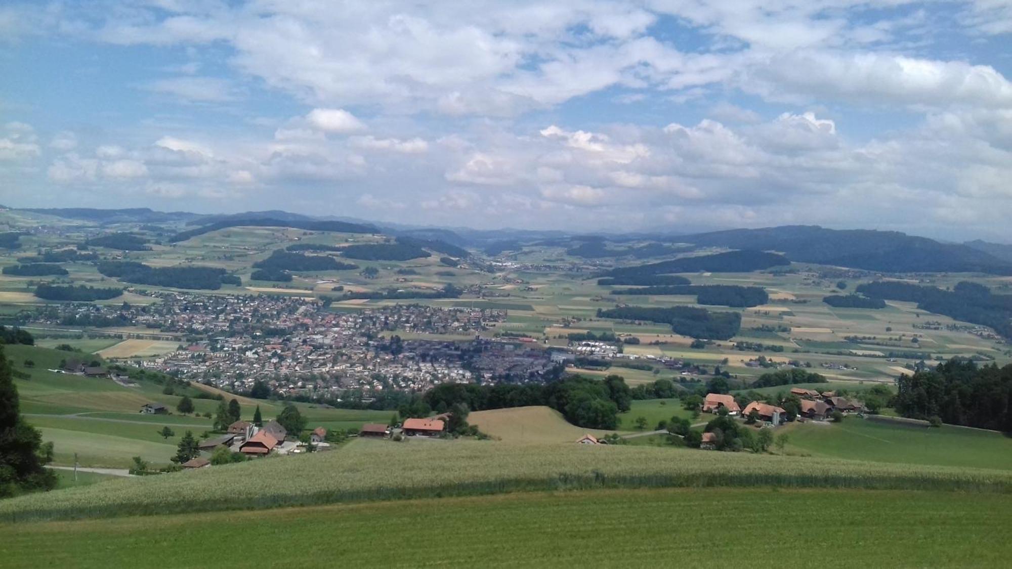 Naturnahe Familienwohnung Ruschegg Luaran gambar