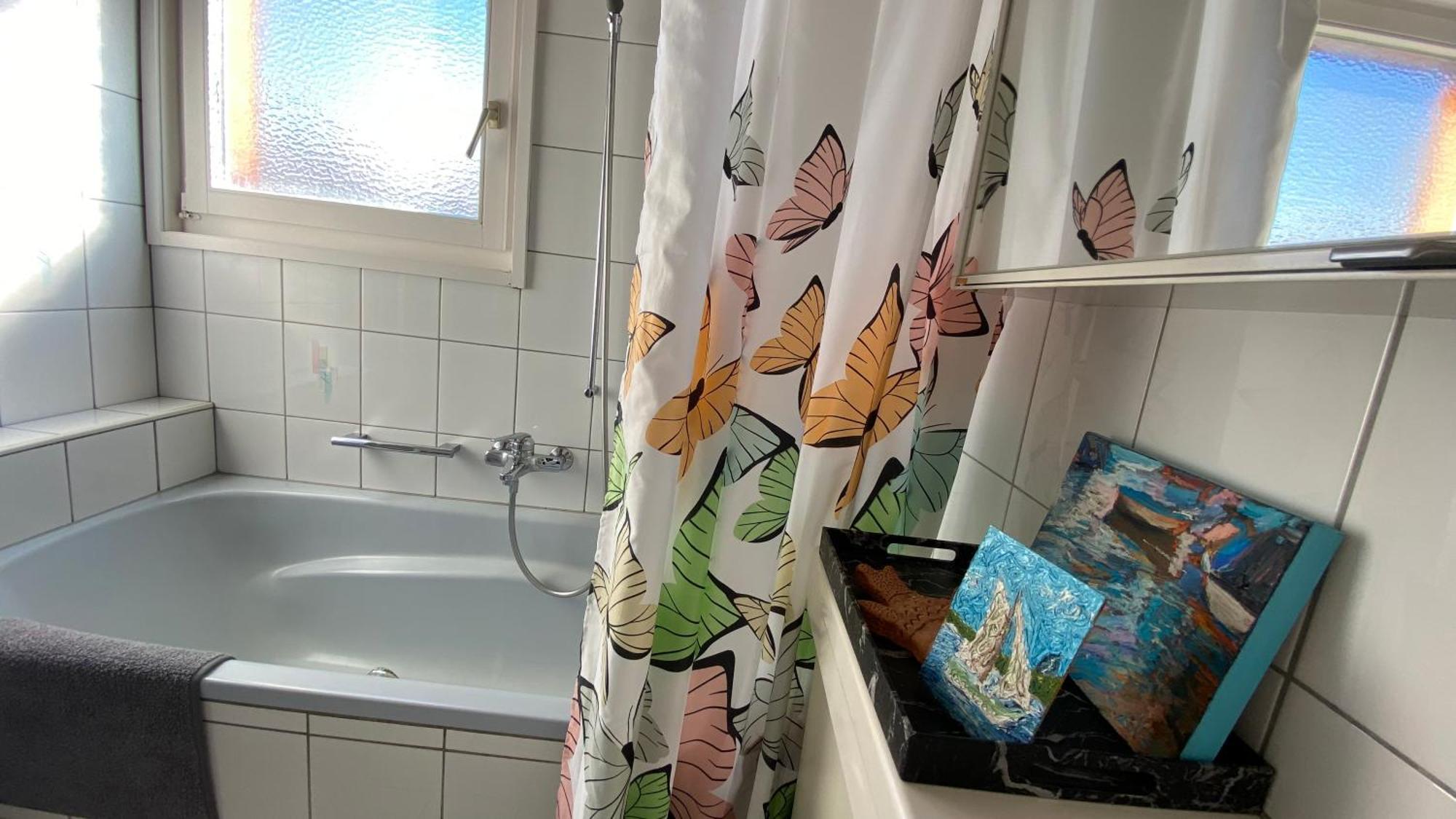 Naturnahe Familienwohnung Ruschegg Luaran gambar