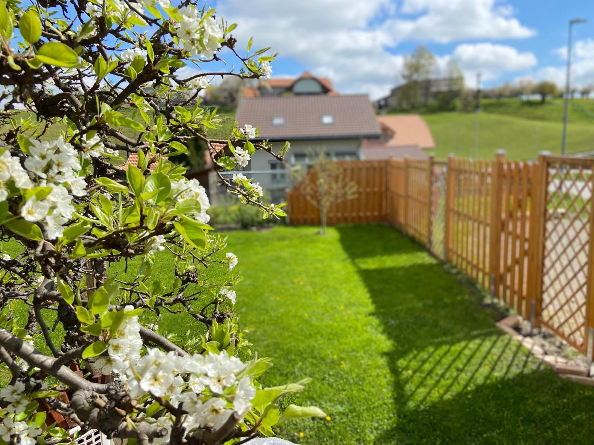 Naturnahe Familienwohnung Ruschegg Luaran gambar